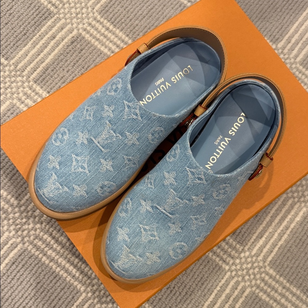 Louis Vuitton Aspen Platform Clogs with Strap 38 - Picture 11 of 16